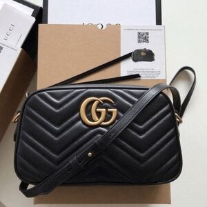 💋💋💋NEW Marmont Small Matelassé Bag💋Black